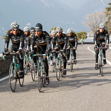 El equipo nacional en una de sus sesiones de entrenamientos