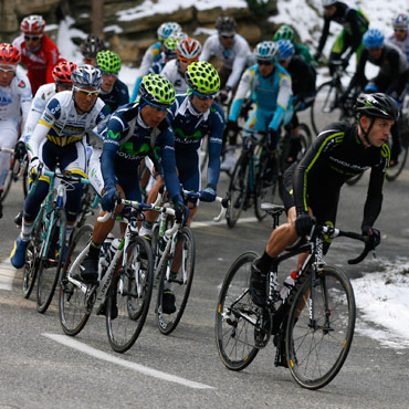 Nairo Quintana codeándose con lo mejor del pelotón mundial