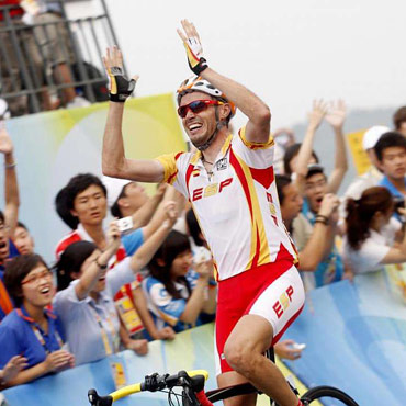 Samuel Sánchez es el actual campeón olímpico de la ruta