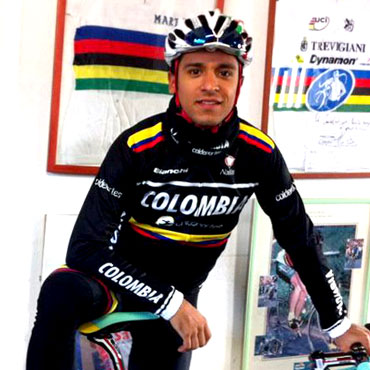 El colombiano Dalivier Ospina estuvo en la fuga del día