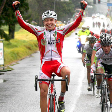 Herrera y su primer triunfo en esta carrera