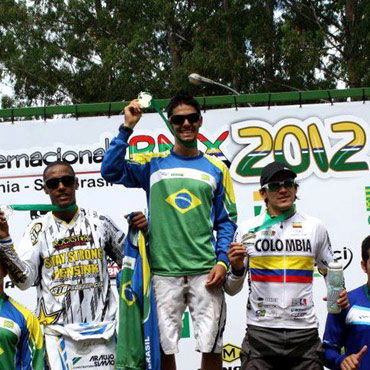 Carlos Oquendo y su podio en Brasil