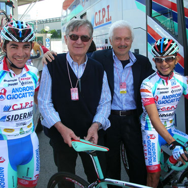 José Serpa junto a Gianni Savio y José Rujano