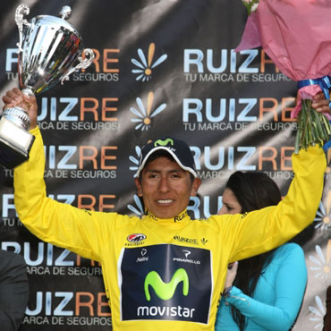 Nairo Quintana triunfante en Murcia