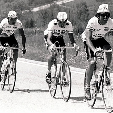 Los colombianos Castillo, Patarroyo, León y Jiménez