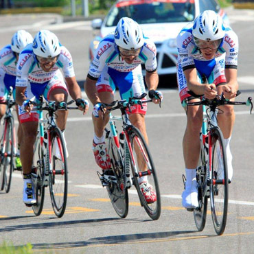 Serpa y Rubiano, en el pasado Giro del Trentino