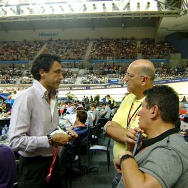Héctor Fabio Arcila, Hernando Zuluaga y Carlo Petrozzi