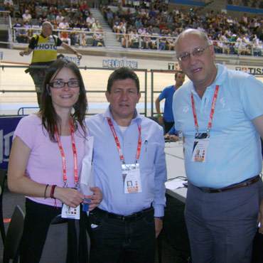 Hernando Zuluaga, Héctor F. Arcila y Tiziana Lardieri