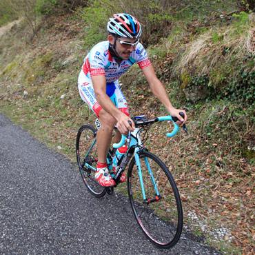 José Serpa subiendo el gran Punta Veleno