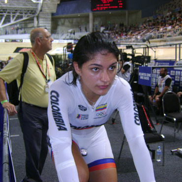 Juliana Gaviria en los mundiales de Australia