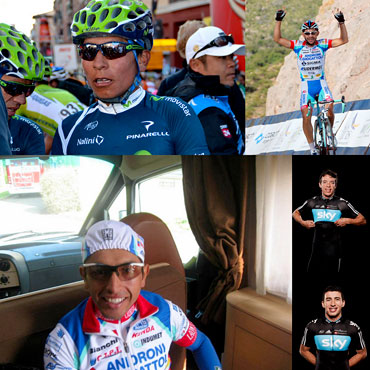 4 colombianos rumbo al Giro: Urán, Henao, Rubiano y Serpa