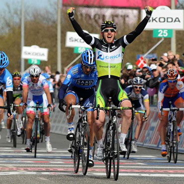 Goss y su primer triunfo en el Giro