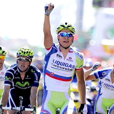 Sagan y su primer triunfo en California