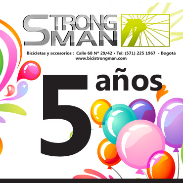 Bicicletas Strongman y su quinto aniversario