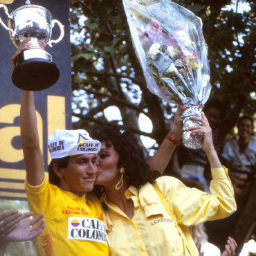 Lucho Herrera campeón de la Vuelta a España 1987