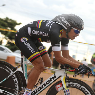 Fabio Duarte, primer líder de la Vuelta