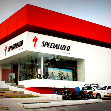 La gran tienda-concepto de Specialized en Pereira