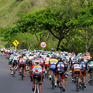 Lote de la Vuelta en plena acción