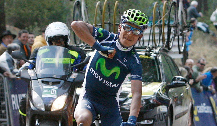 Nairo ha logrado su tercera gran victoria de la temporada con su equipo del Movistar Team
