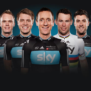 Wiggins y Cavendish serán los líderes del Sky para el Tour