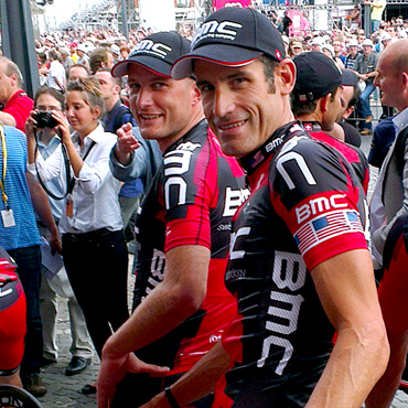 George Hincapie en pleno Tour de Francia