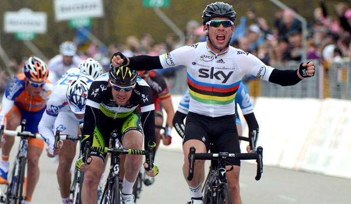 Cavendish ganó en Tournai y sumó su victoria número 21 en el Tour de Francia