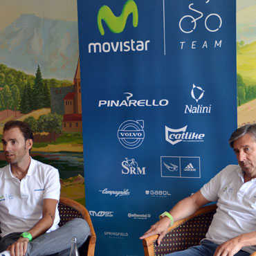 Alejandro Valverde junto a Eusebio Unzué