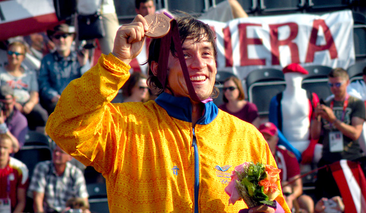 Oquendo le da otra alegría al BMX colombino con un bronce en la final