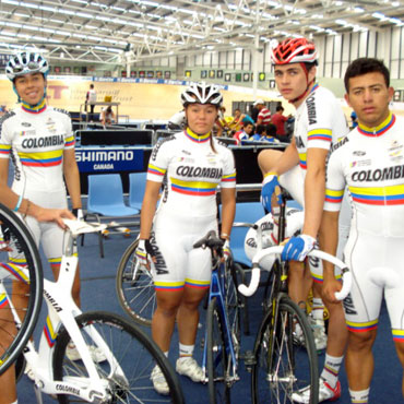 Selección Colombia Juvenil de Pista en Nueva Zelanda