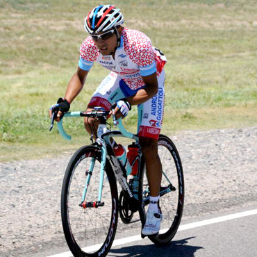 Miguel Rubiano sigue en la pelea del Giro