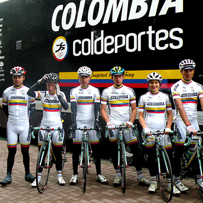 La Selección Colombia de Ruta adelantó este jueves su primer practica en territorio holandés