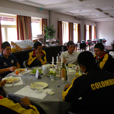 Selección Colombia Sub-23 en pleno mundial