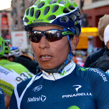 Nairo Quintana es figura en Europa con el Movistar