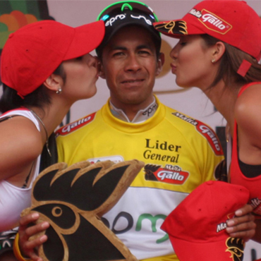 el excampeón de Vuelta a Colombia apunta al título