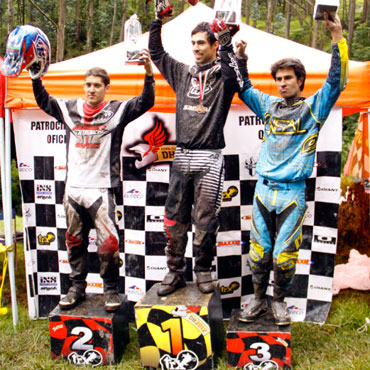 Podio Copa Cundinamarca Down Hill