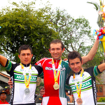 El podio final del Cross Country Hombres