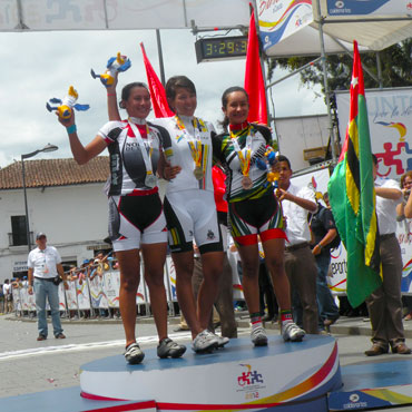 Podio de la Ruta Femenina