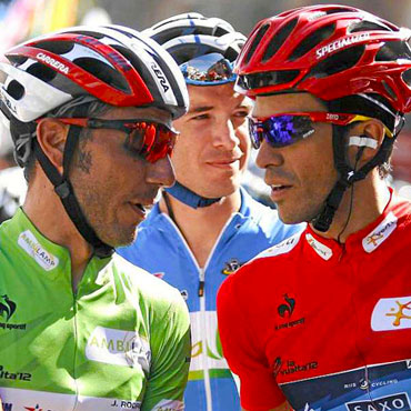 ‘Purito’ Rodríguez junto a Contador