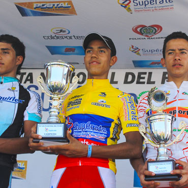 Podio de la vuelta 2012