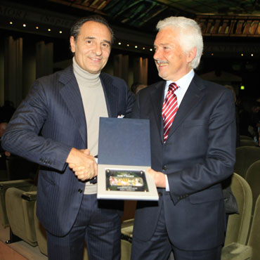 Gianni Savio junto a Cesare Prandelli