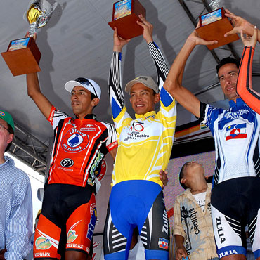 Podio de la vuelta en 2011