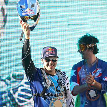 Marcelo Gutiérrez en lo más alto del podio chileno