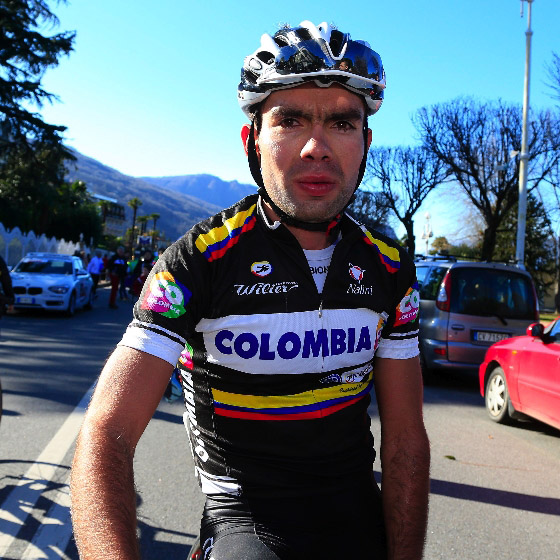 Romero del Team Colombia en Italia