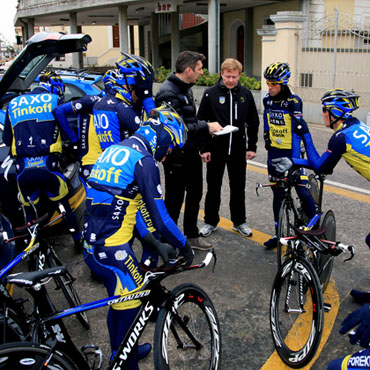 Contador listo para la Tirreno Adriático
