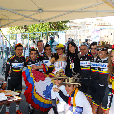 El Colombia Team en la Roma Máxima