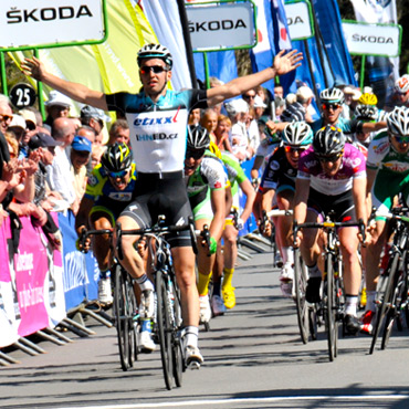 Juan P. Villegas se metió en el sprint final de la etapa