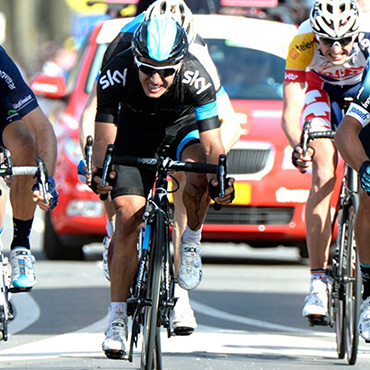 Henao en el remate de la Amstel Gold Race