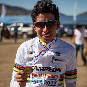 Sandoval es uno de los ciclomontañistas más prometedores del país