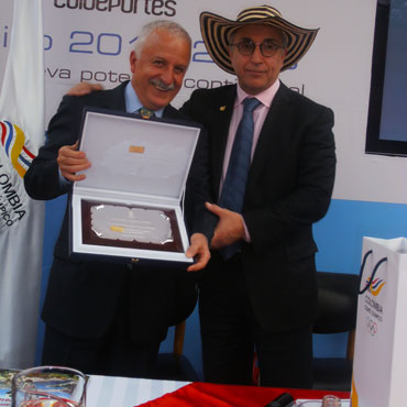 Baltazar Medina (COC) y Alejandro Blanco (COE)