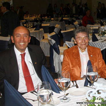 Fabio Parra en la pasada Gran Gala del Ciclismo Nacional